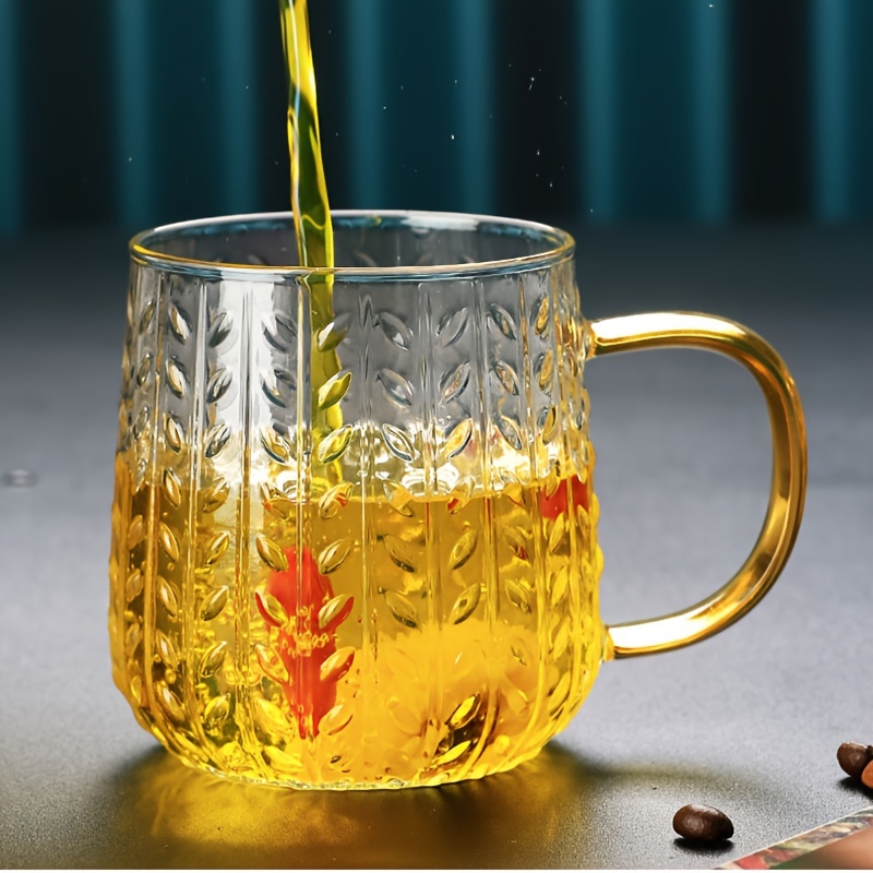 Milk Carton Glass Cup High Borosilicate Glass Water Cup Cute - Temu