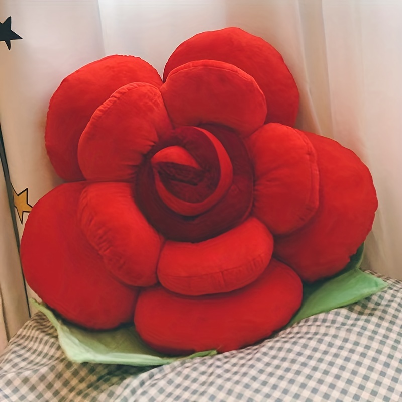 1pc, Peluche Di Rosa, Decorazione Per La Casa, Centri Commerciali, Hotel,  Divani, Forniture Per Bambole Da Letto, Varie Decorazioni Per Festival,  Proposte Romantiche, Fidanzamenti Romantici, Bambole Decorative,  Decorazioni Per San , Peluche