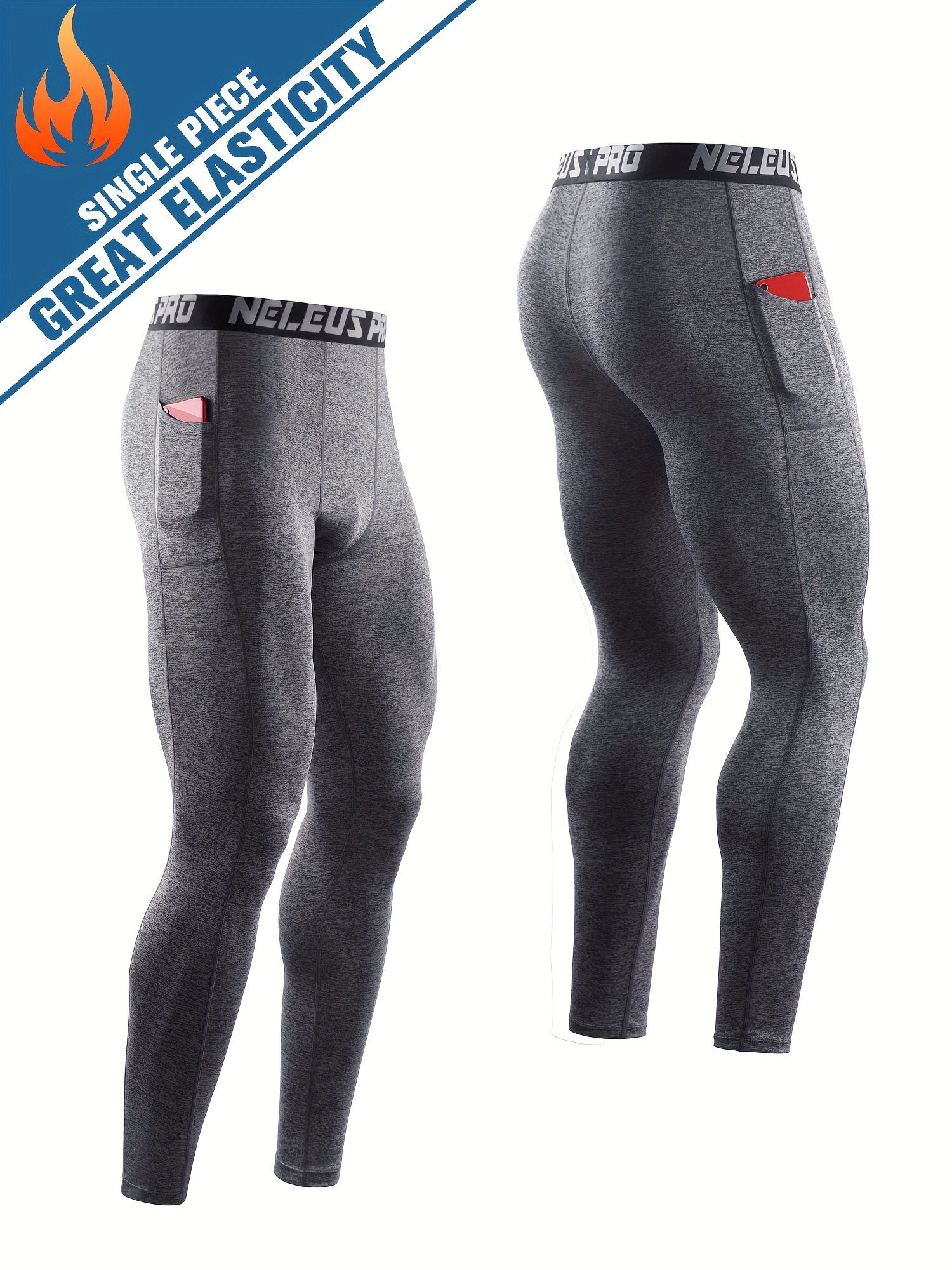 Men's Fitness Pants Quick Drying Breathable Sports Tights - Temu Canada