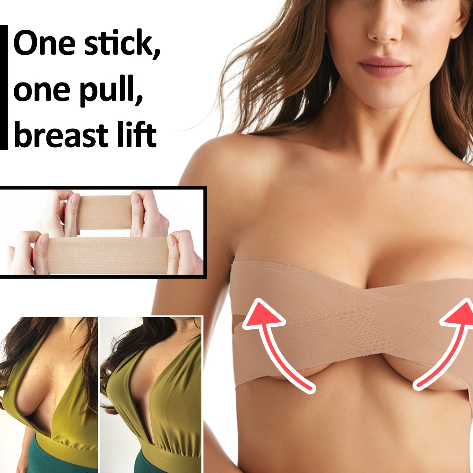 Invisible Breast Lifting Tape Breathable Adhesive Breast - Temu Australia