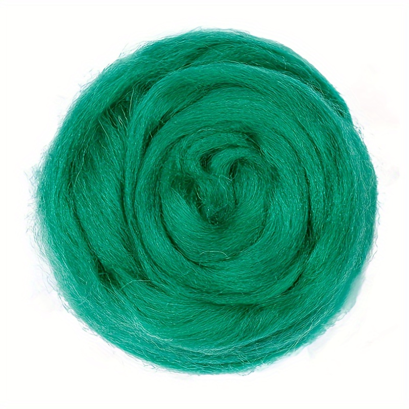 Needle Felting Wool 8 Colors Nature Wool Roving Yarn Hand - Temu
