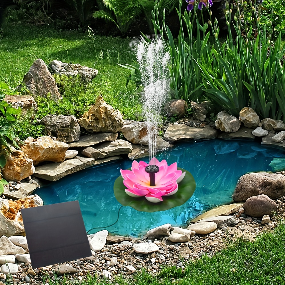 Mini fontaine d'eau solaire flottante pour piscine, étang, cascade
