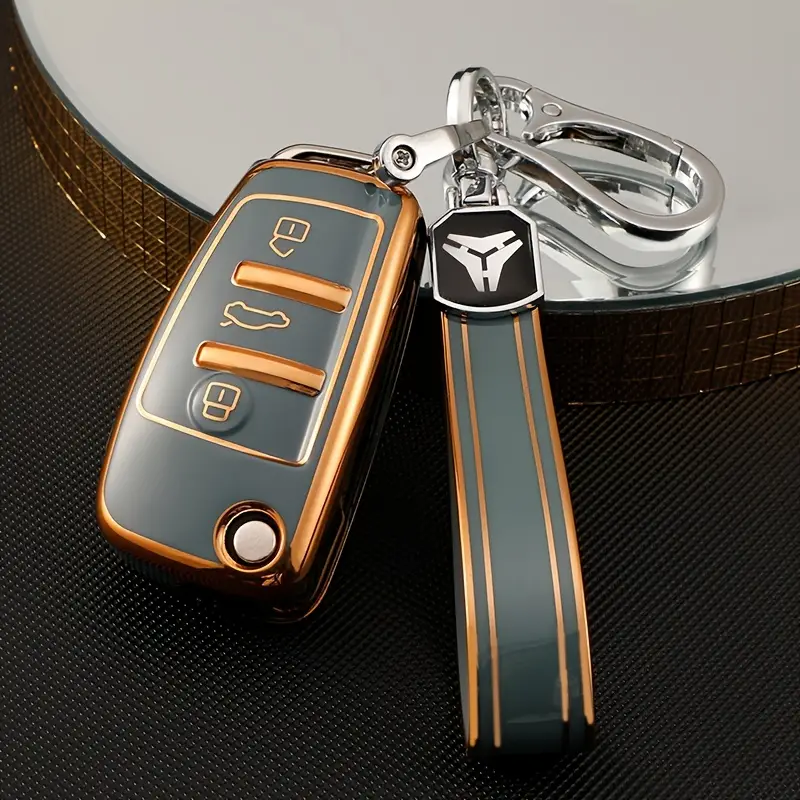 3 Buttons Car Key Case Cover For A Keyset Q Car A a3 q3 - Temu