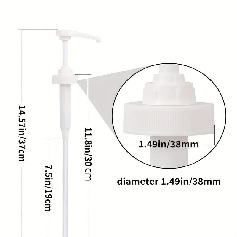 Gallon Jug Pump Dispenser (38/400) Fit Most 1 Gallon Jug and