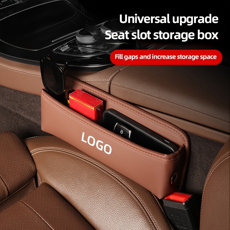 Werten Sie den Innenraum Ihres Autos mit dieser seitlichen Aufbewahrungsbox  für Autositze aus PU-Leder auf! - Temu Switzerland