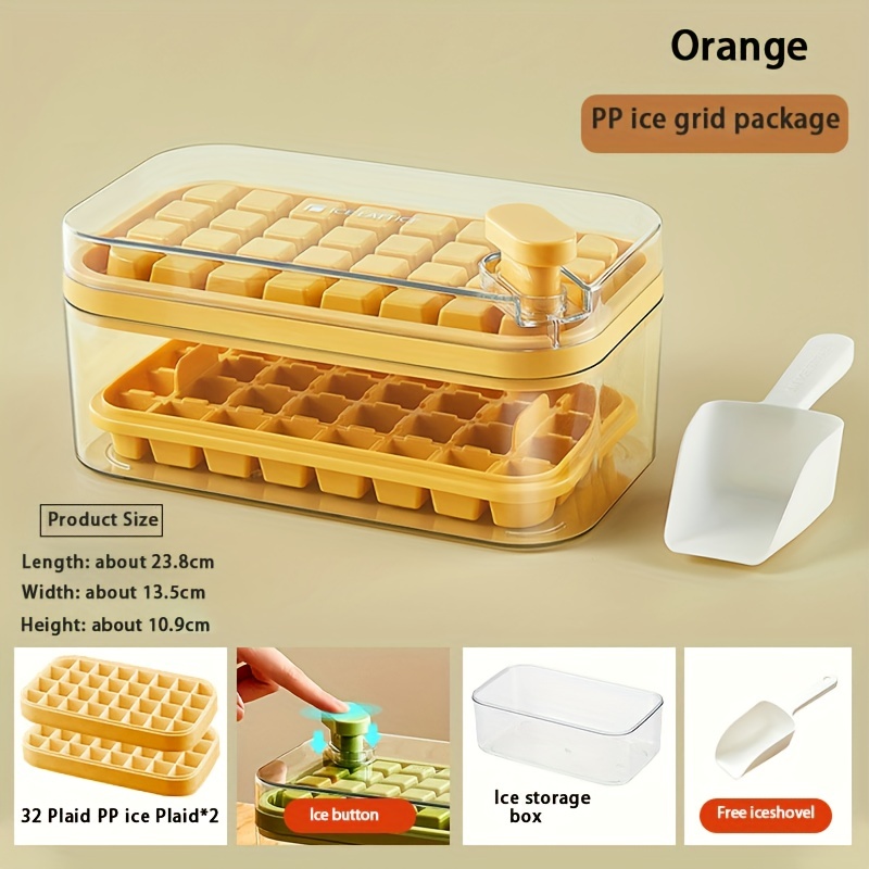 New Creative Top Cover Press Ice Grid Ice Block Mold Mini - Temu