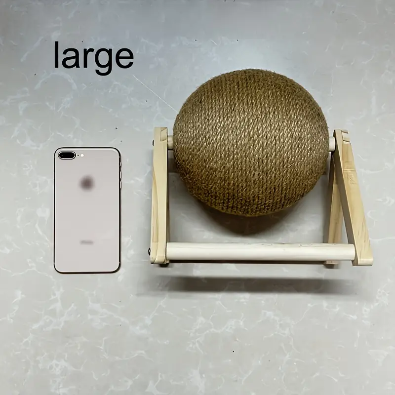 premium sisal rope cat scratching ball toy durable board for grinding paws and keeping cats entertained details 11
