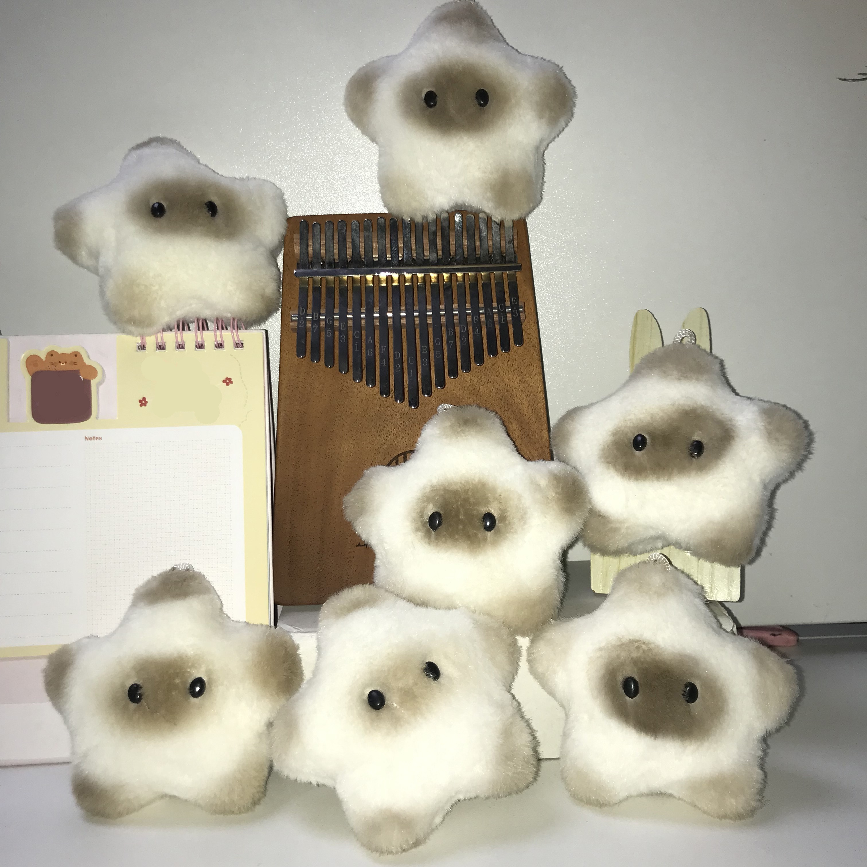 Cartoon Squeeze Capybara Plush Keychain Kawaii Plush Stuffed Soft Siamese  Cat Keyring Toys Keyring Squeak Capibara Doll Kids