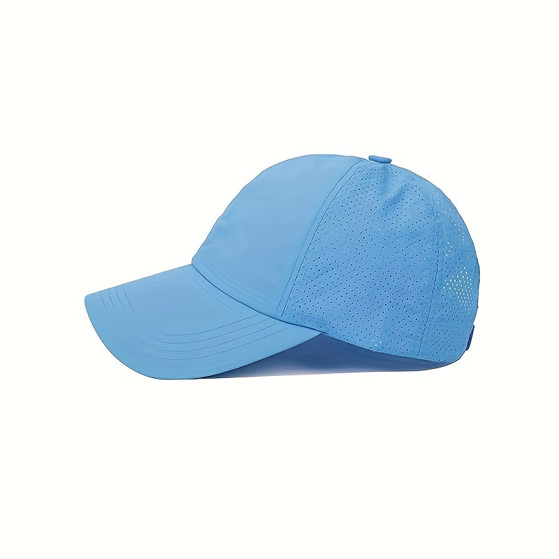 1x Summer Quick Dry Ponytail Baseball Sun Protection Hat Women Sports Camping Hiking Temu