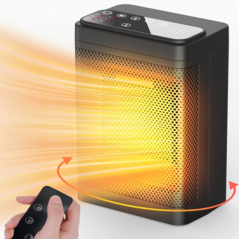 1pc Small Heater Heating Fan Modes 500w Space Heater Wall Outlet