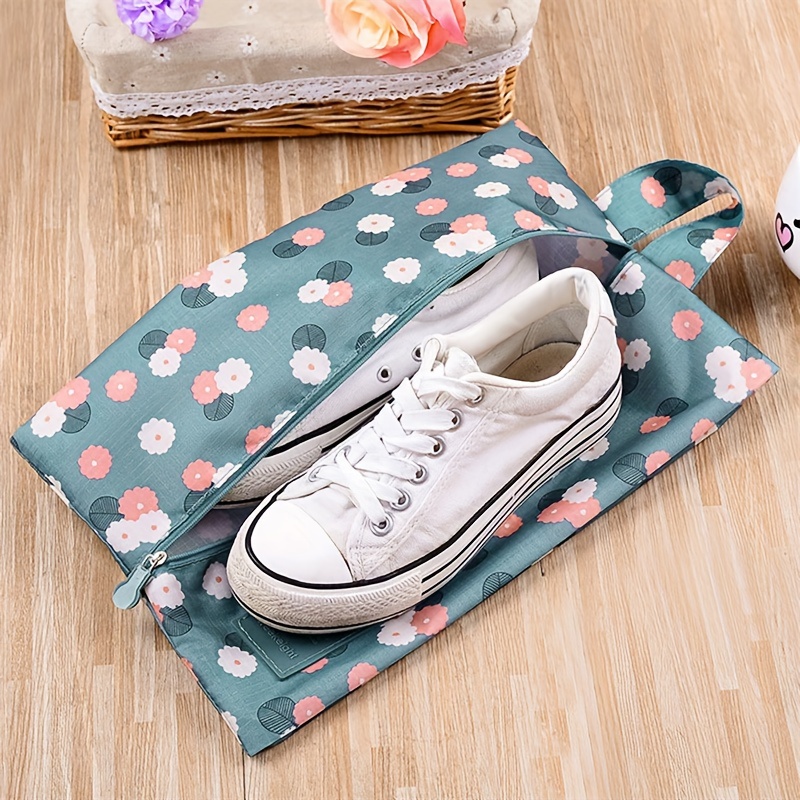 Bolsa de zapatos portátil a prueba de polvo, bolsa de almacenamiento de  zapatos de viaje con cremallera, bolsa de embalaje de equipaje para zapatos  - Temu