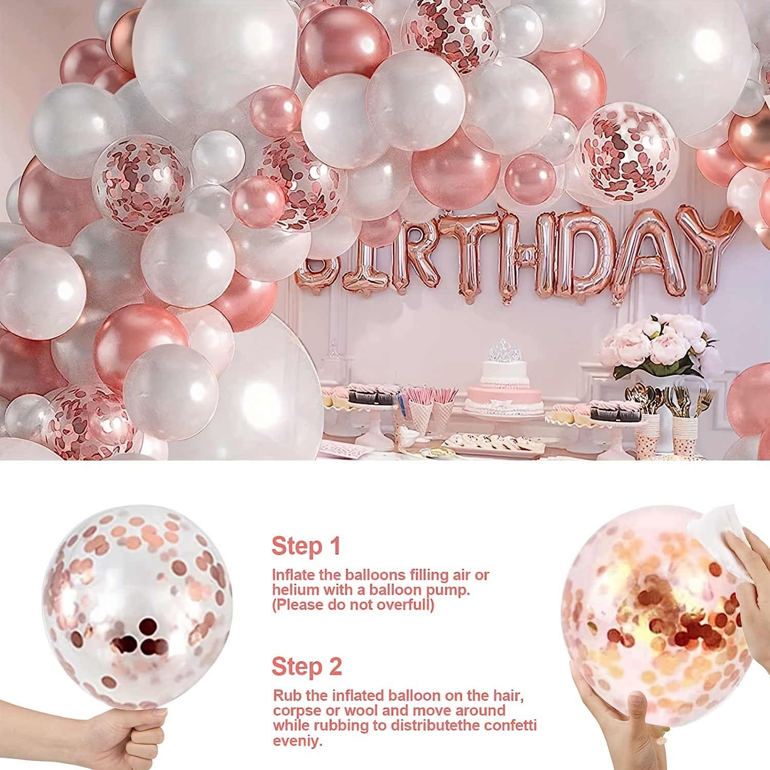 160pcs Globo Rojo Rosa Oro Globo Cumpleaños Arco Globos Rosa Garland Set  Princesa Tema Fiesta Decoración Fondo - Juguetes - Temu