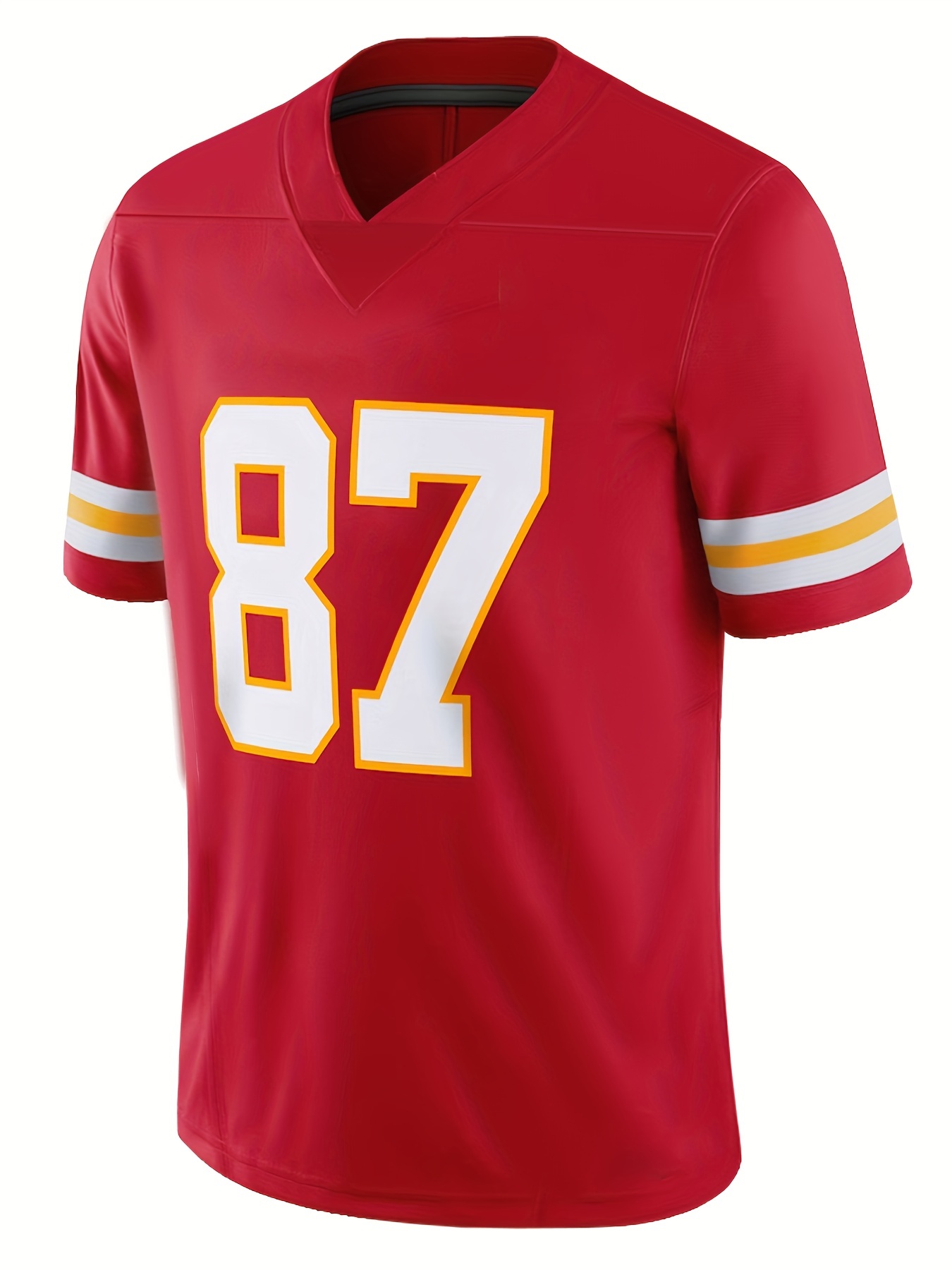 Men's Plus Size Kansas City 15 #Stitched Football Jersey for Men Red,Temu