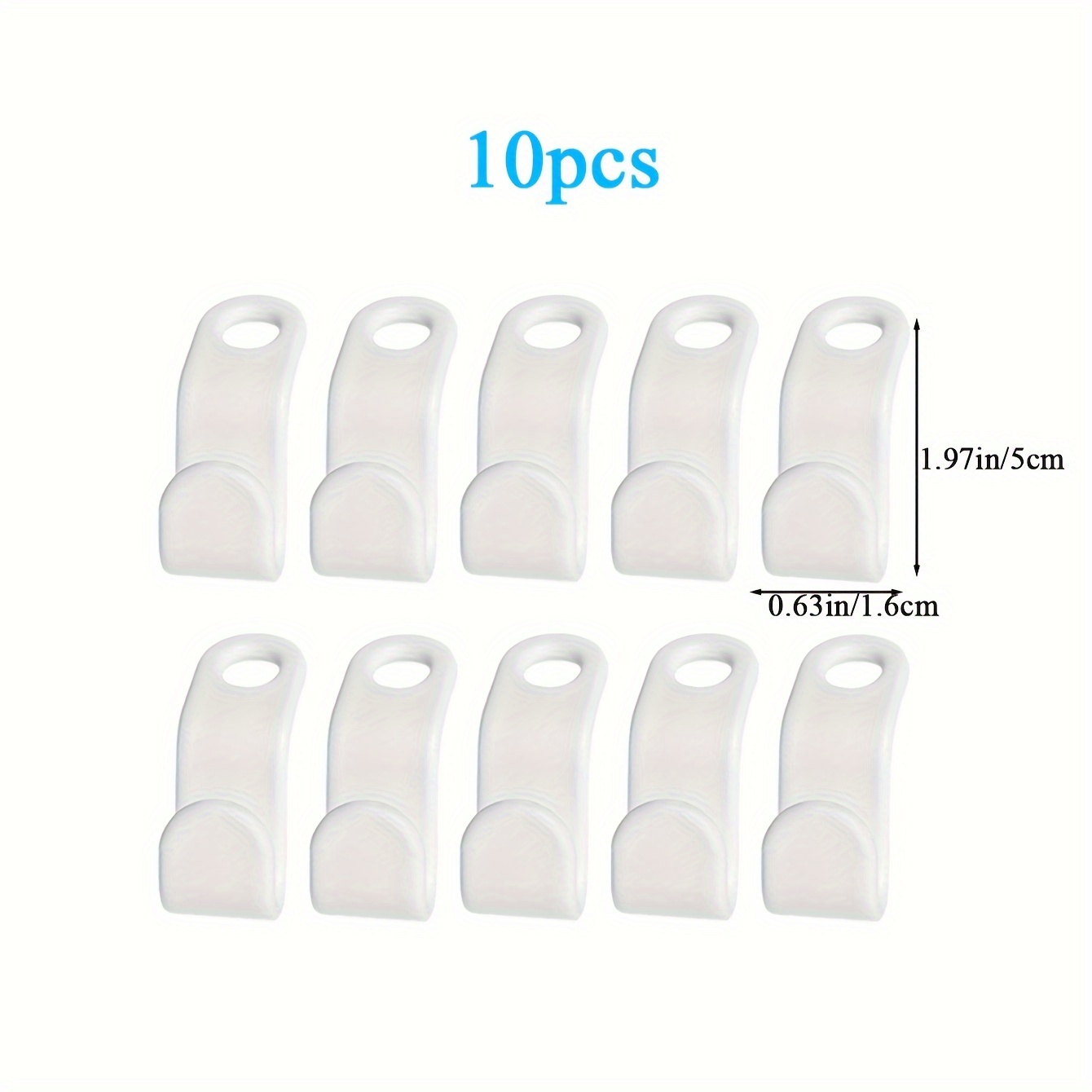 10pcs Hanger Connection Hook, Home Hanger Connection Hook, Fashion Hanger  Connection Buckle, Thickened Plastic Stackable Connection Buckle Hook, SS