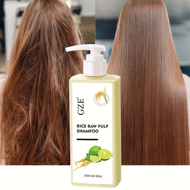 Rice Raw Pulp Shampoo Biotin Hair Care For All Hair Types