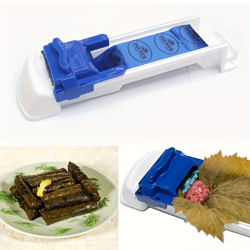 Dolmer Roller Machine, Sushi Roller Vegetable Meat Rolling Tool for  Beginners and Children Stuffed Grape & Cabbage Leaves, Rolling Meat and  Vegetable - Kitchen DIY Dolma Roller Sushi Maker 