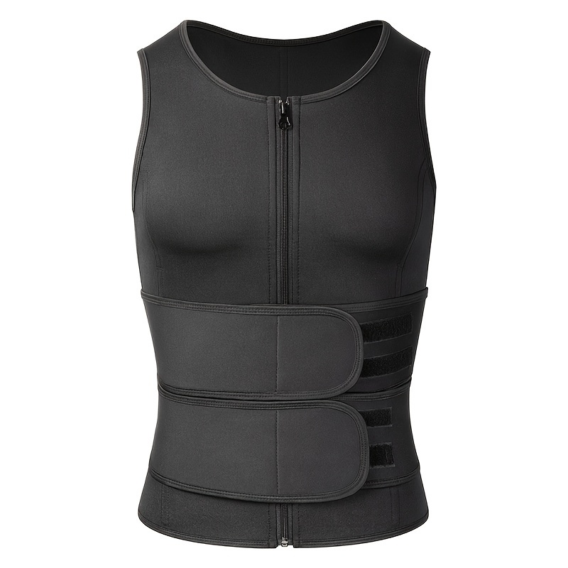 Men's Body Shaper Waist Trainer Sauna Suits Sweat Vest Slimming Weight Loss  Fitness Tummy Control Fat Burner Workout Corset