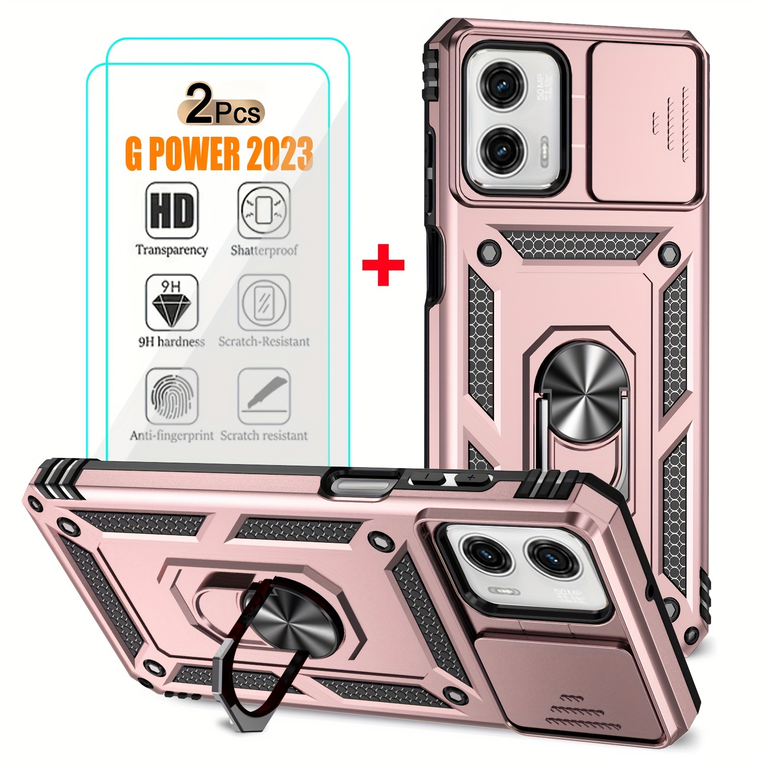 I-HONVA - Carcasa protectora de 3 capas para iPhone SE 2020, protector de  pantalla integrado, a prueba de golpes, polvo y caídas, resistente y