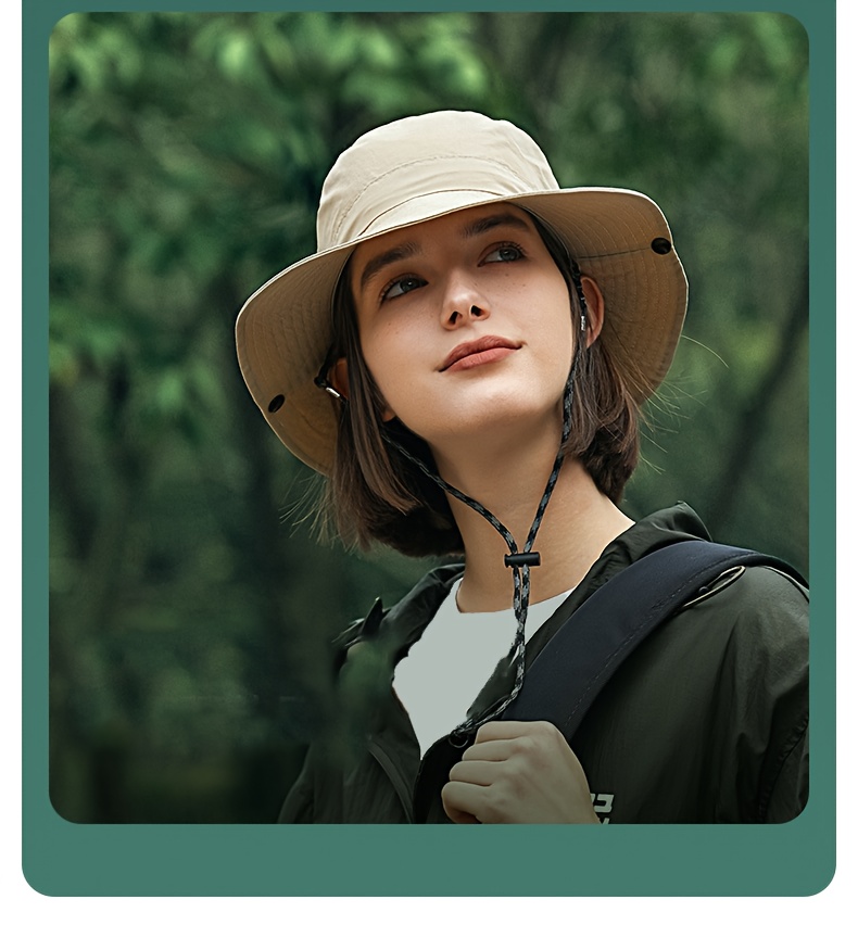 Spring and Summer Hat for Men and Women, Ideal for Mountain Climbing, Camping, and Fishing,Temu