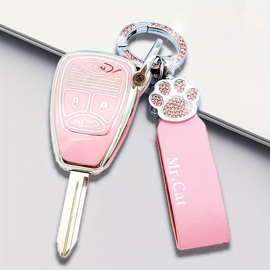 Schlüssel Gehäuse mit 2 Tasten für Fiat Chrysler Jeep - Mr Key