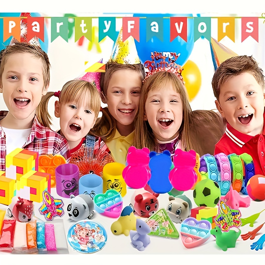 53pcs, Kids Party Toys, Suitable For Children, Birthday Gift Toys,  Christmas Stocking Stuffed Toys, Treasure Box Toys, Carnival Prizes, School  Classro