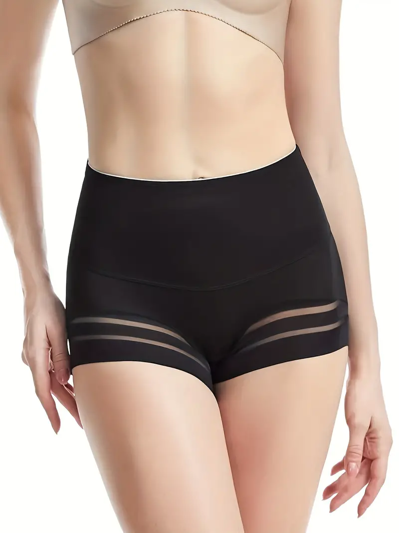 Contrast Mesh Panties Comfy Breathable Stretchy Intimates - Temu