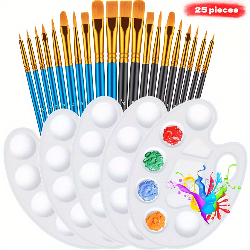 Mr. Pen - Acuarelas lavables, paquete de 2, 8 colores con pincel, juego de  pintura de acuarela, pintura de acuarela para niños, acuarelas para niños y