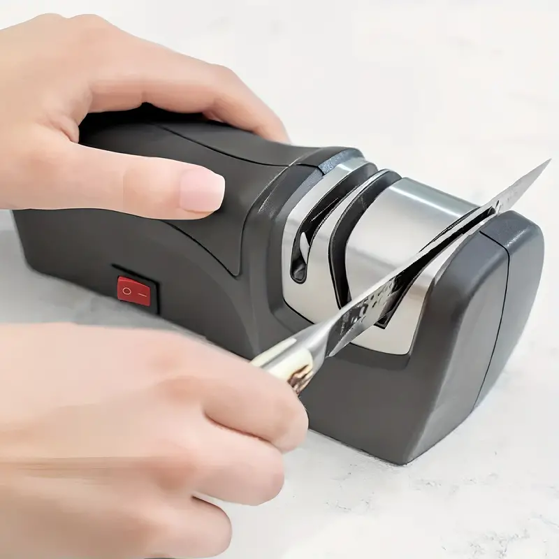 Professional Electric Knife Sharpener 20-Degree, 2-Stage Kinfe Sharpening  And Polishing For Kitchen
