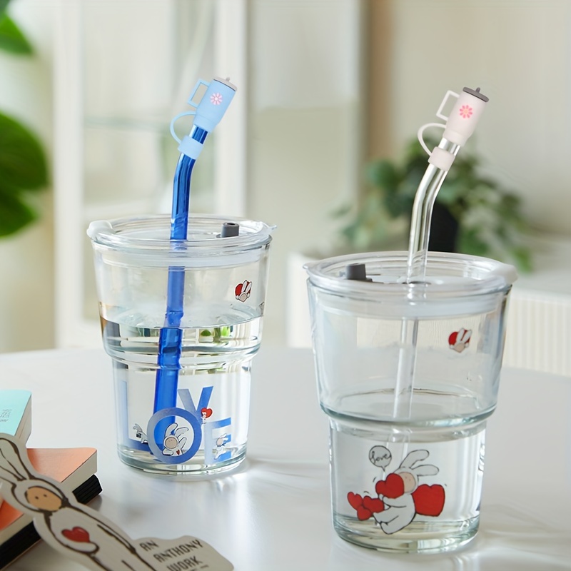 Straw Covers Compatible With Stanley 30 Tumbler Cups Cartoon Soft Straw  Protector Cover - Bpa Free Soft Silicone - Temu