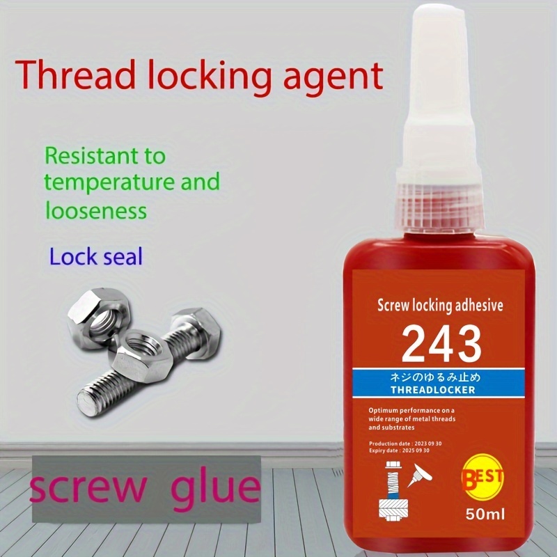 Threadlocker Removable Nut Bolt Locker Lock Tight Seal - Temu