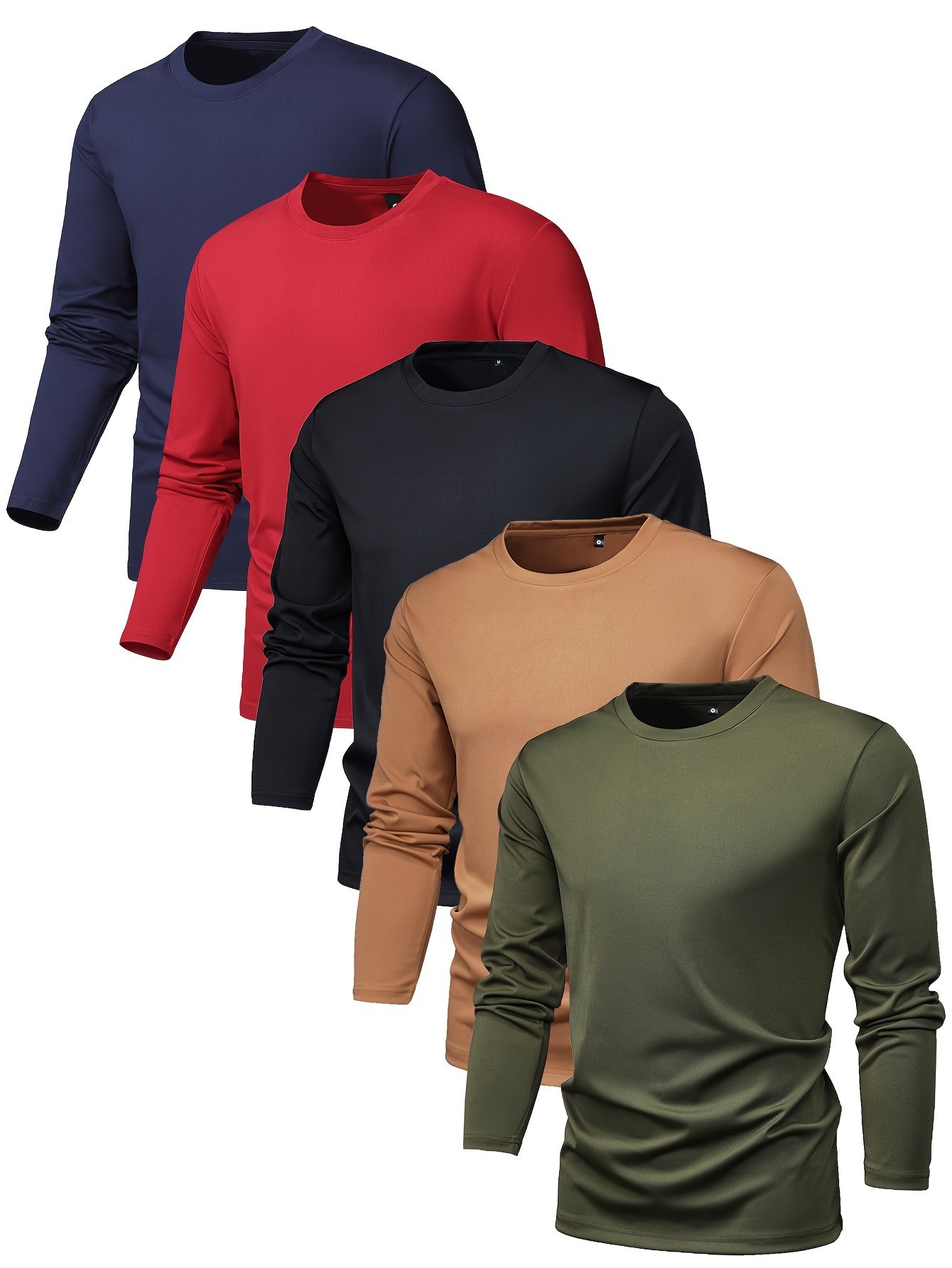 Men's Long Sleeve Compression Shirts: Perfect For Workouts & Yoga - Quick  Dry & Breathable!
