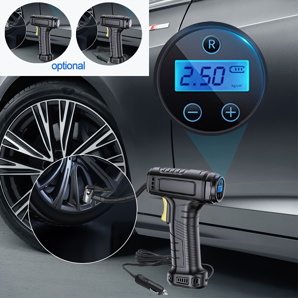 Vehicle Handheld Wired/wireless Air Pump Smart - Temu