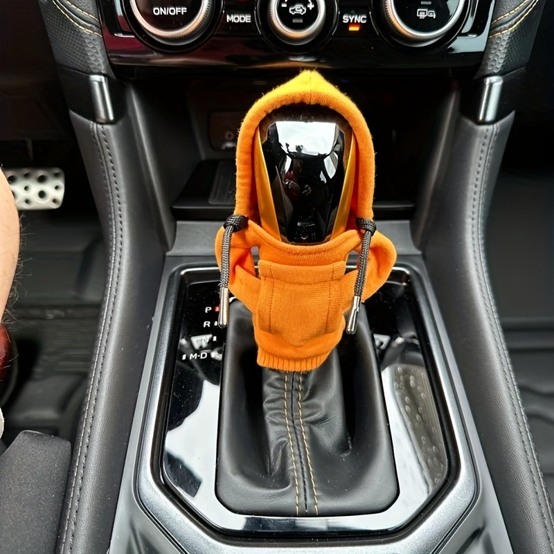 Hoodie Car Gear Shift Cover Christmas Decor Gearshift Hoodie Car Gear Shift  Knob Cover Manual Handle Gear Change Lever Cover