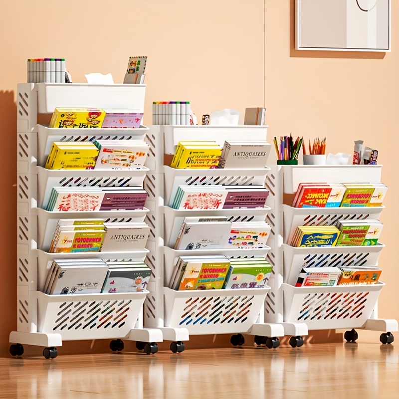 Bookshelf Folder Storage Box on The Desk Simple File Rack Pen Holder Book  Stand Office Organize Desktop Rack Desk Organizer