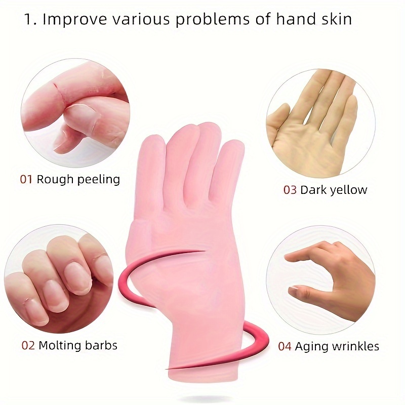 Remove silicone deals from hands