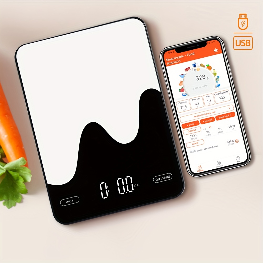 Smart Digital Food Scale For Weight Loss, Kitchen Scale, Usb