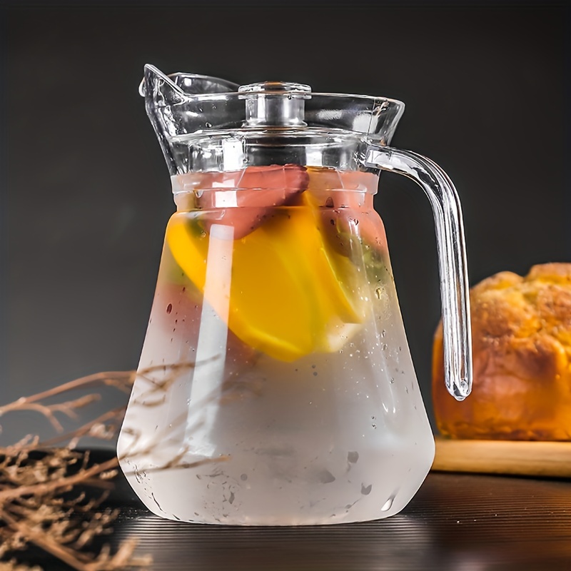 Large Glass Jug With Lid 