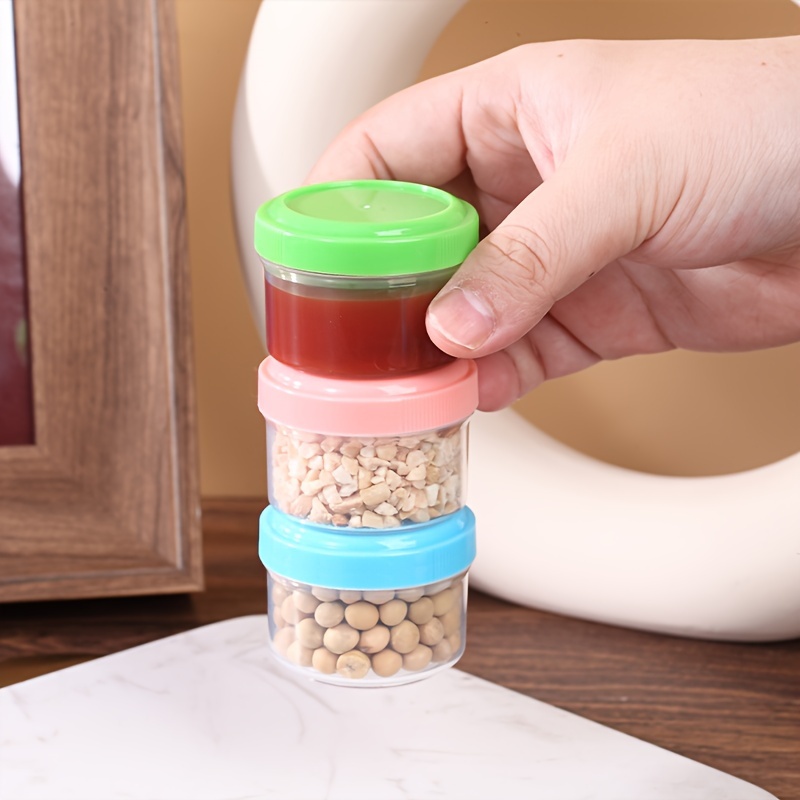 Salad Dressing Container To Go Small Containers With Lids - Temu
