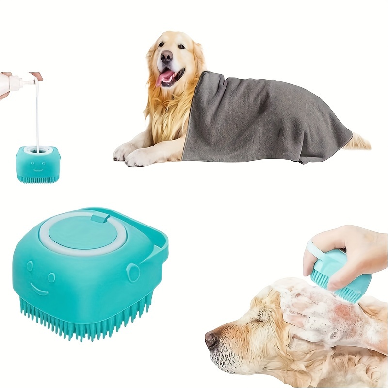 Rubber brush best sale for dogs