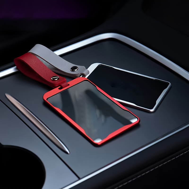 Porte-carte en cuir synthétique - Tesla Model 3 et Y