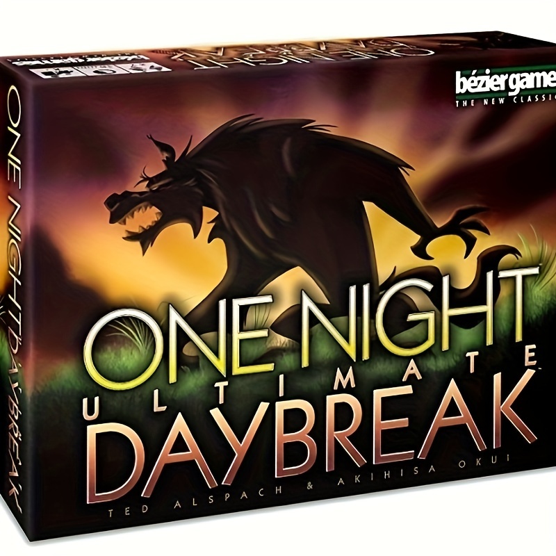 2 Types One Night Ultimate Werewolf Game English Cards Board Game