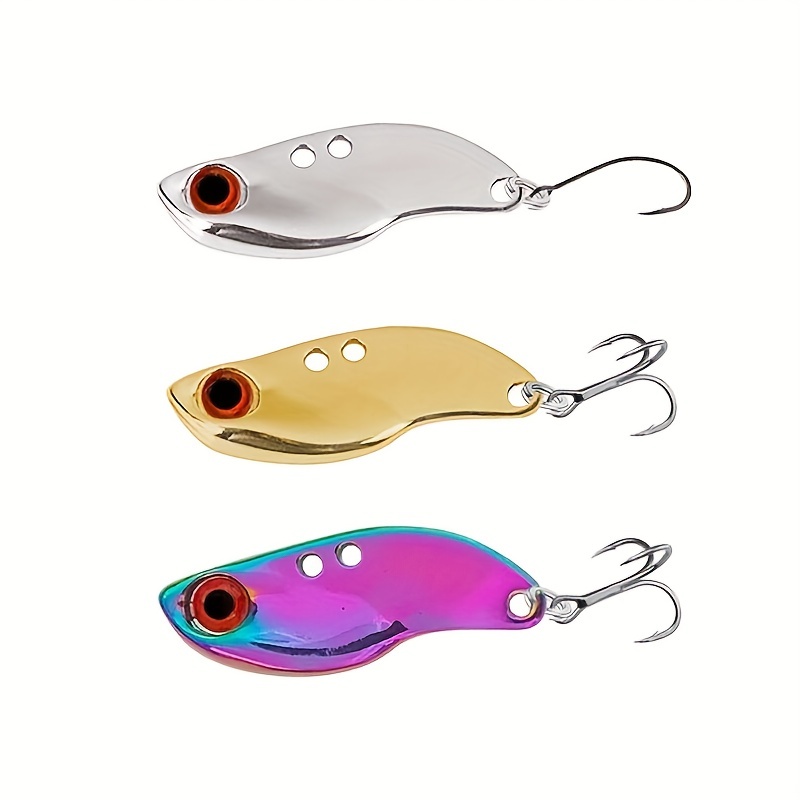 5pcs Bionic Lipless Crankbait Fishing Lure with Treble Hook - Ideal for  Freshwater and Saltwater Fishing