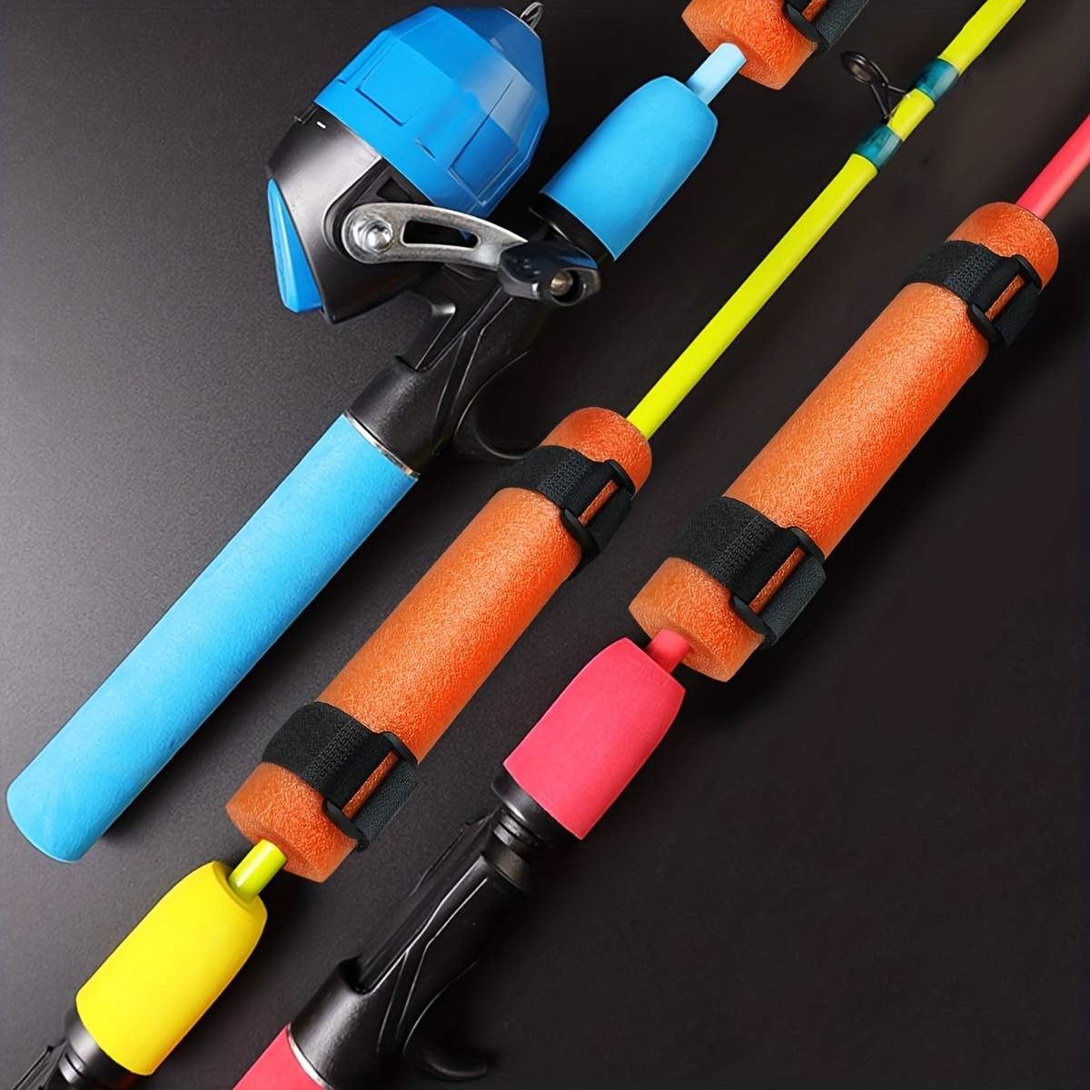 Fishing Rod Floats With Buckle Straps Fishing Pole Float - Temu Austria