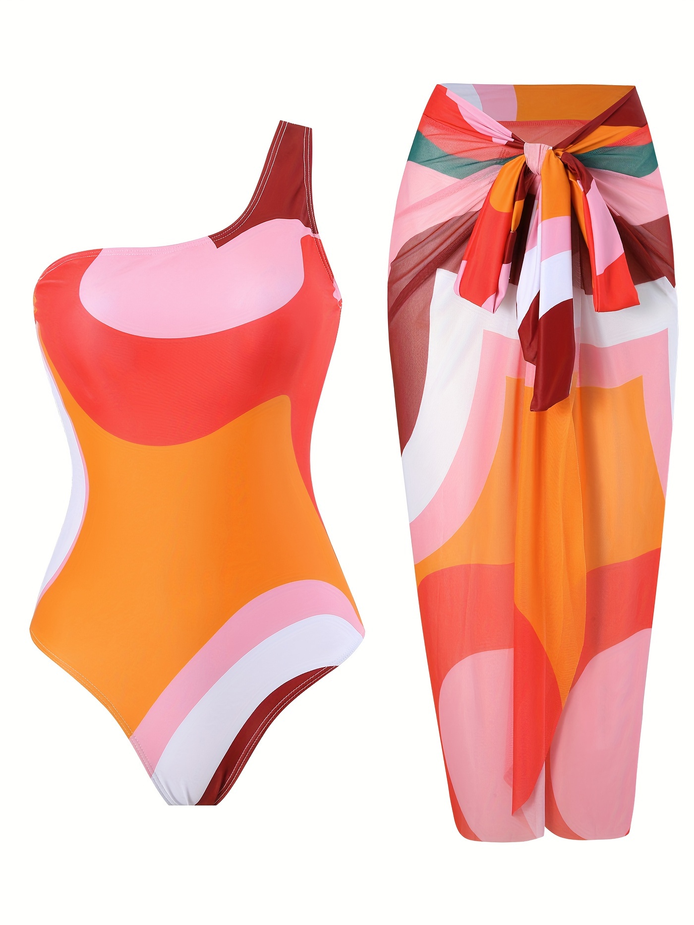 Women's Coral Swimsuits & Cover-Ups