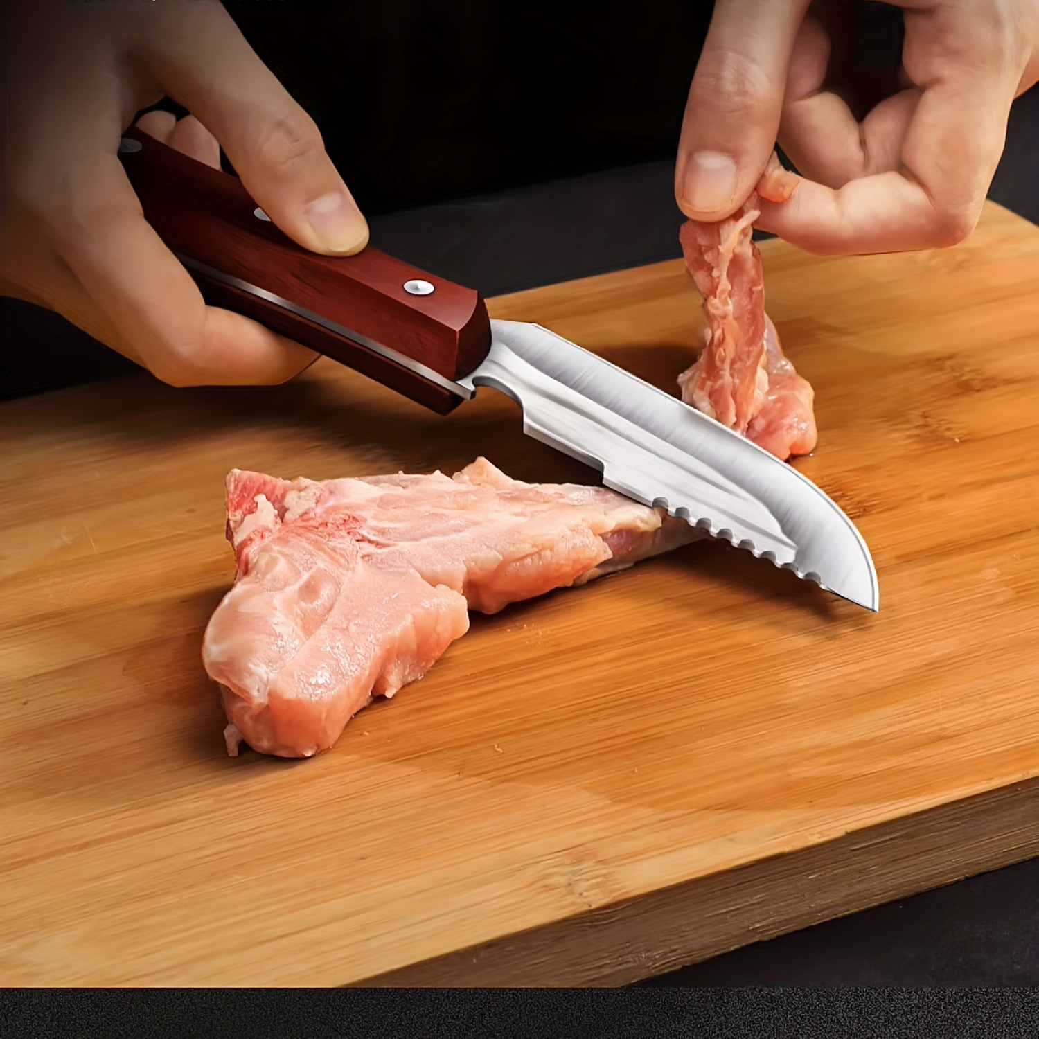 Boning Knife Portable Meat Cutting Knife Sharp Kitchen Knife - Temu