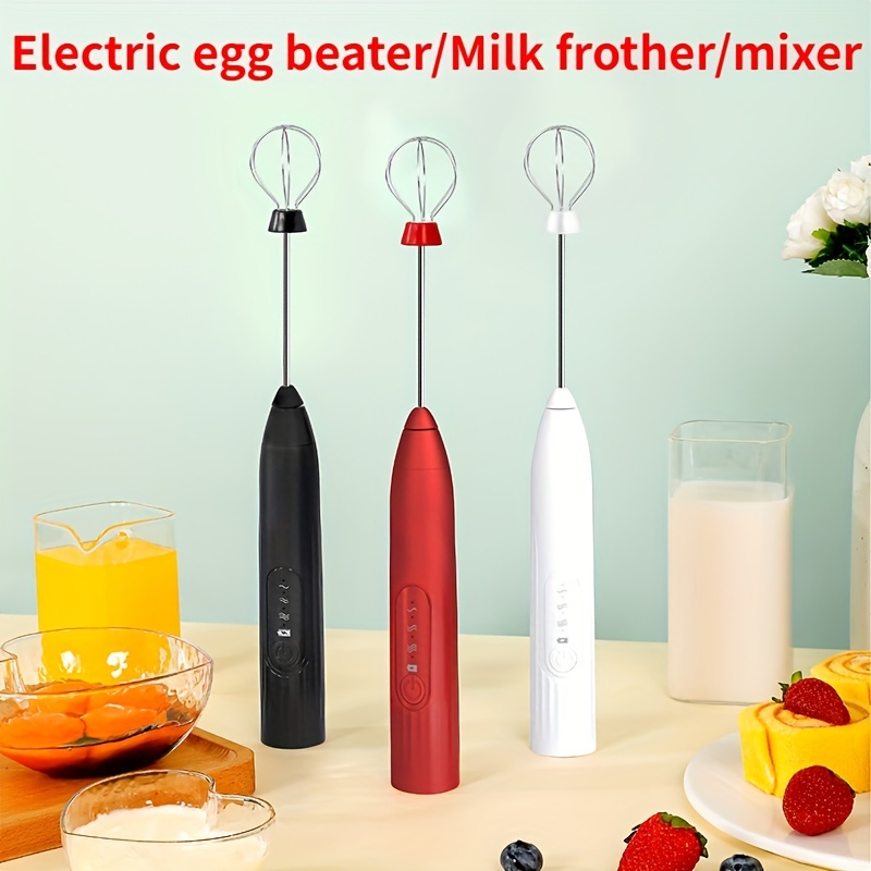 Daily-buy 4pcs Electric Mini Kitchen Stirrer Milk Frother Coffee Egg