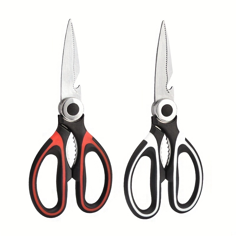 2 Pack Kitchen Scissors Heavy-Duty Shears Stainless Steel