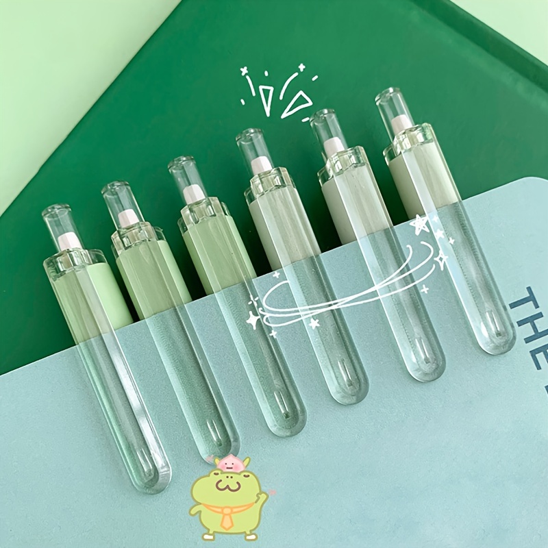 0.5 Press Type Cute Matcha Frog Gel Pen Student Stationery - Temu