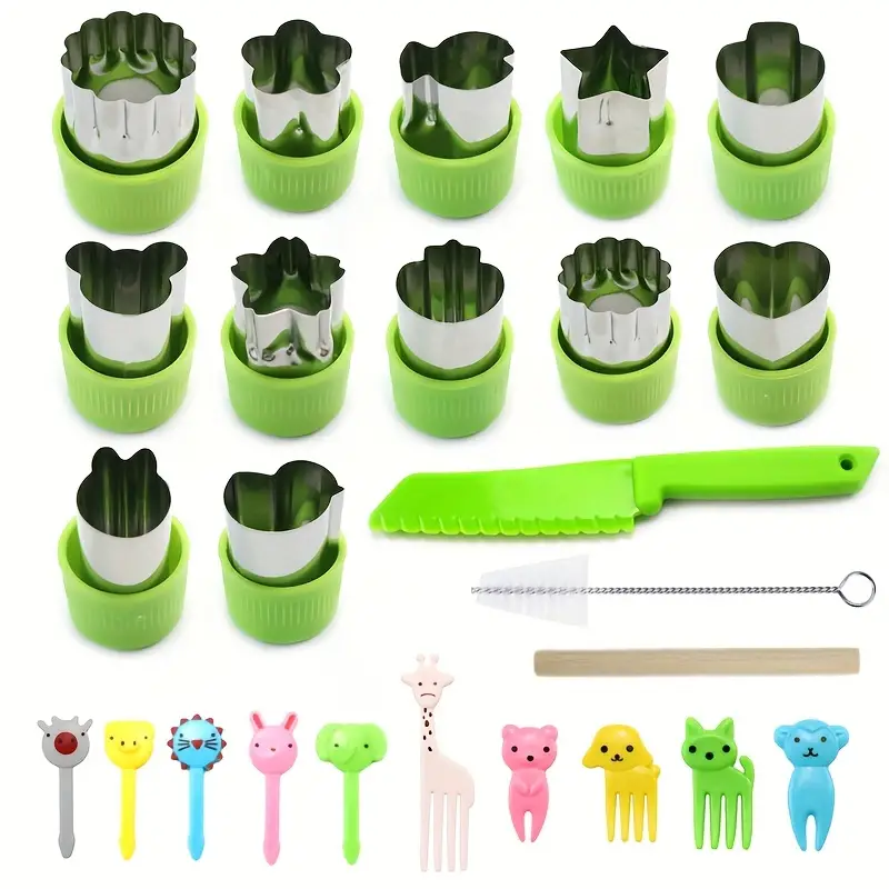 Orders over $15 ship free Fruit Cutters Shapes for Kids 22 Pcs, Mini Cookie  Cutters Set, Vegetable Cutter with Food Picks: Home & Kitchen, fruit and  vegetable cutter 