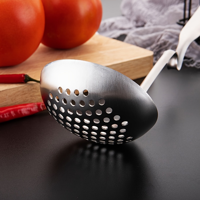 Colander Spoon Pots Skimmer Spoon Stainless Steel - Temu